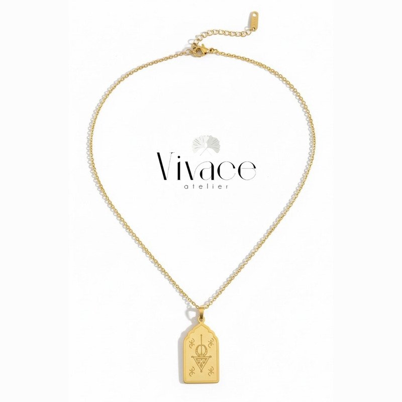 Collier Vivace Tazerzit Doré - Image 1 of 1