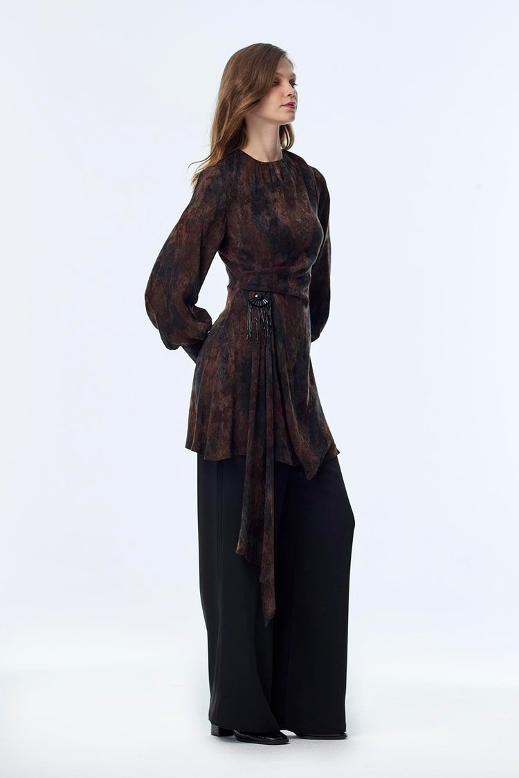 Ensemble 2 Pièces À Motif Avec Détails D’accessoires - Image 1 of 1