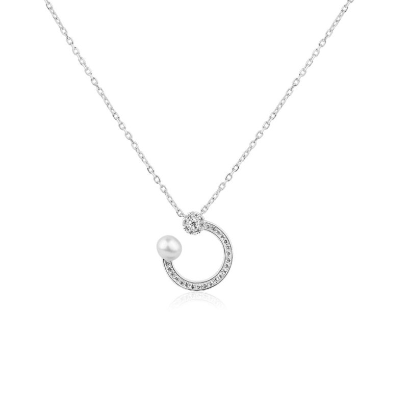 Collier en Argent 925 Rh & FWP - Image 1 of 1