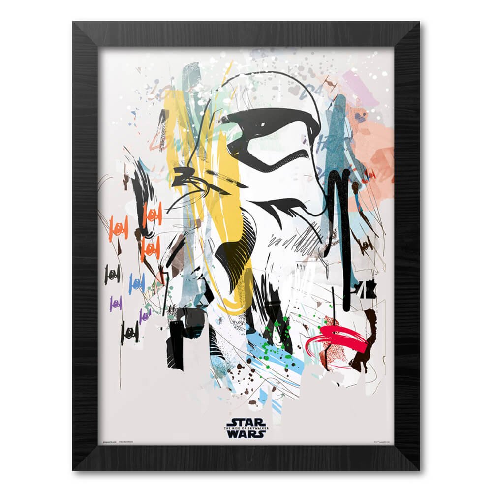 Cadre Star Wars Episode Ix Artist Trooper 30x40cm - Image 1 of 1