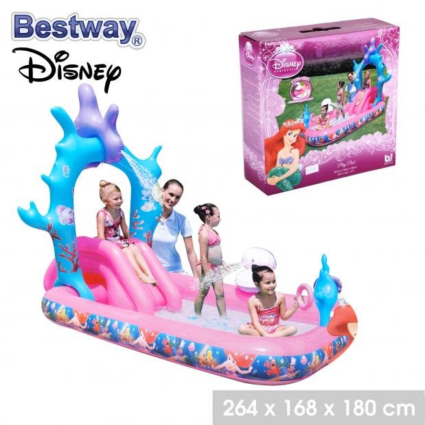 BESTWAY - Piscine petite sirène disney 264X168X180CM - Image 1 of 1