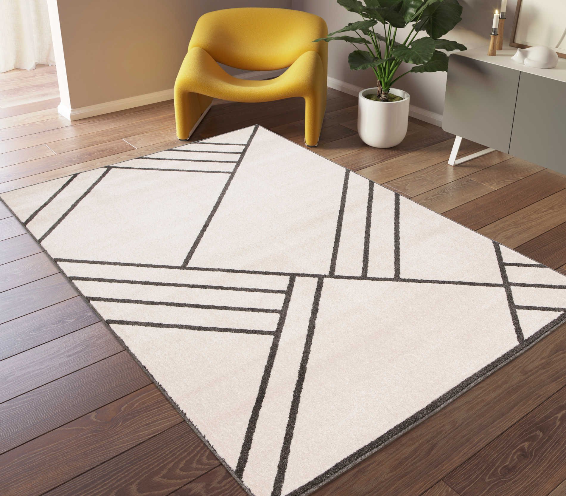 Urban Tapis Moderne 200x290 Cm - Image 1 of 4