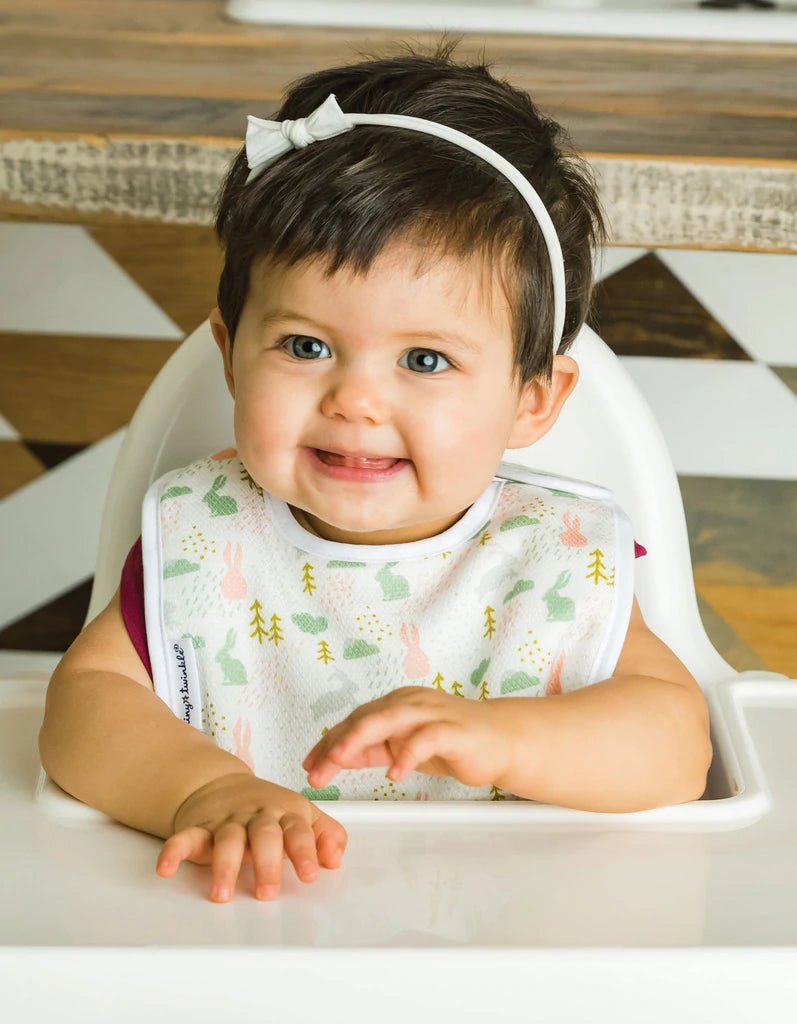 Ensemble de 3 bavoirs d'alimentation - Blush - Image 1 of 4