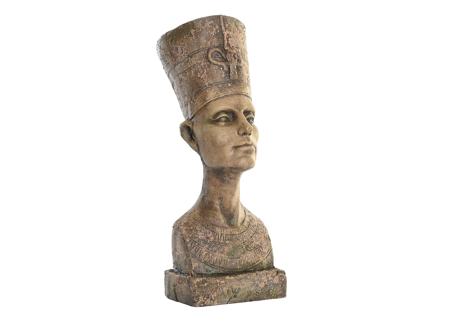 Egypte Support Pot De Fleur En Magnésie 35x27x71 Cm - Image 1 of 3