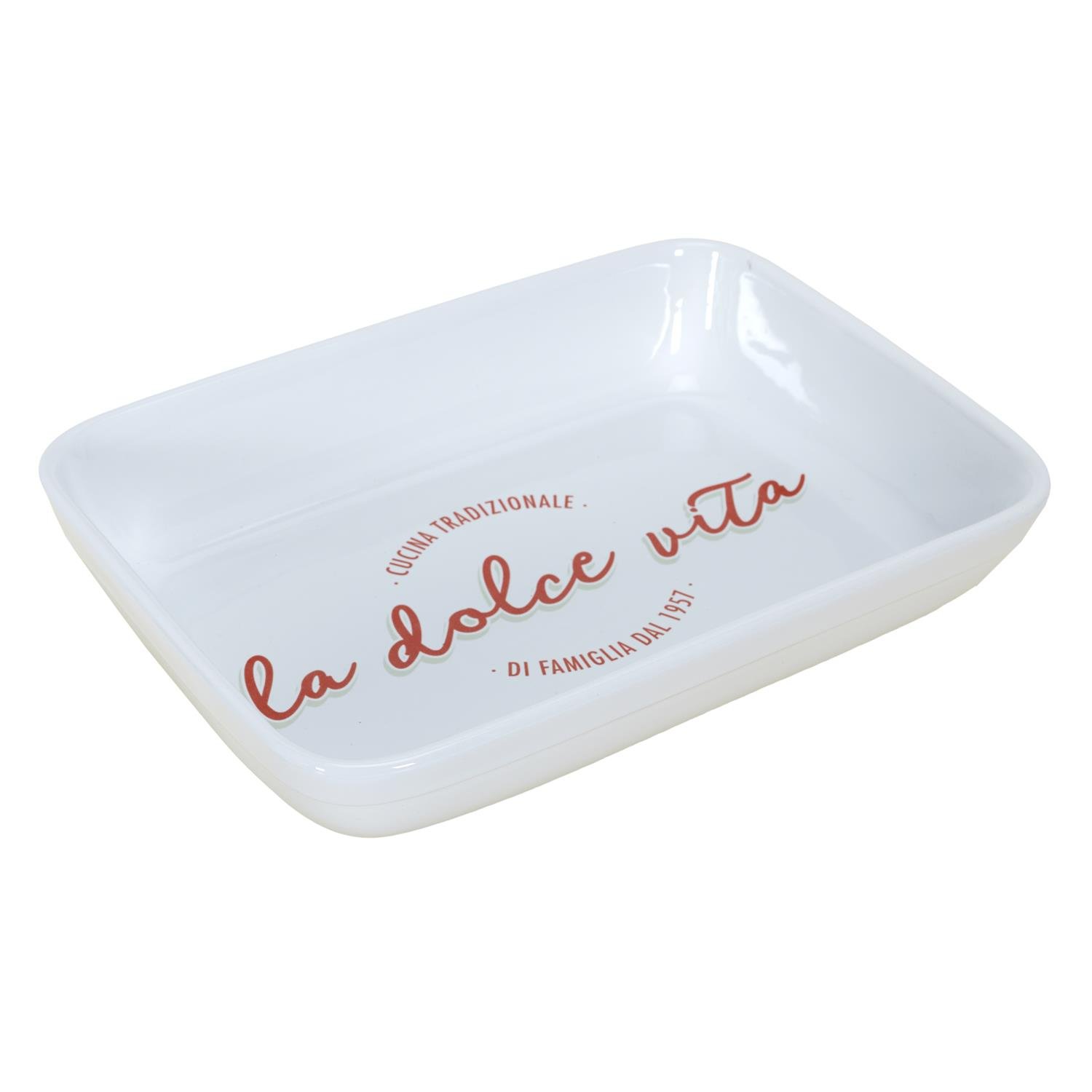 PLAT Rectangulaire four italie 25 x 35 X 7.6 cm - Image 1 of 4