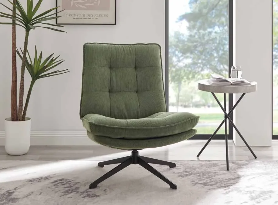 Nanou Fauteuil Pivotant - Vert - Image 1 of 1