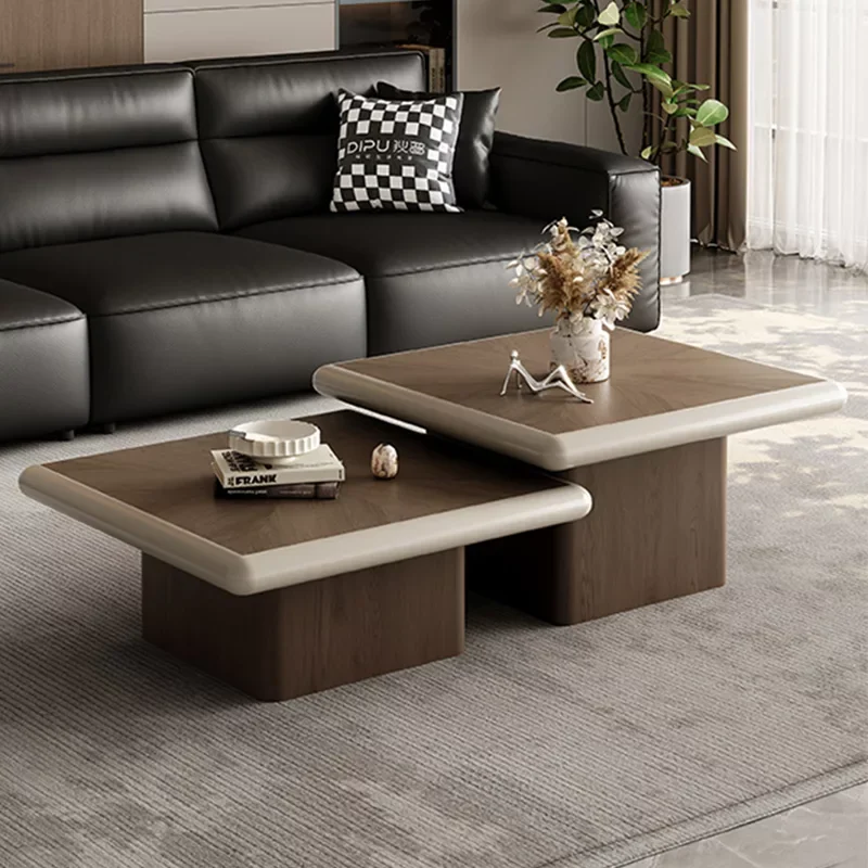 Tatiana Set De 2 Tables Basses De Lux 80x80 Cm - Image 1 of 1