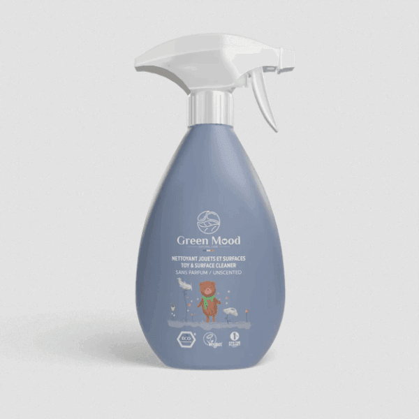 BÉBÉ Nettoyant Jouets & Surfaces Spray 500ml Écologique Hypoallergénique Désinfectant - Image 1 of 1