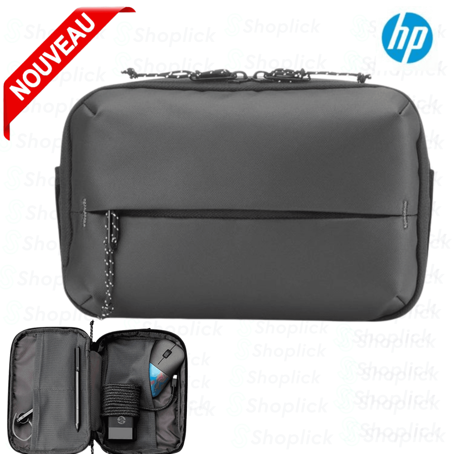 Pochette Hp  pour accessoires PC poches organisateur imperméable et robuste - Image 1 of 4