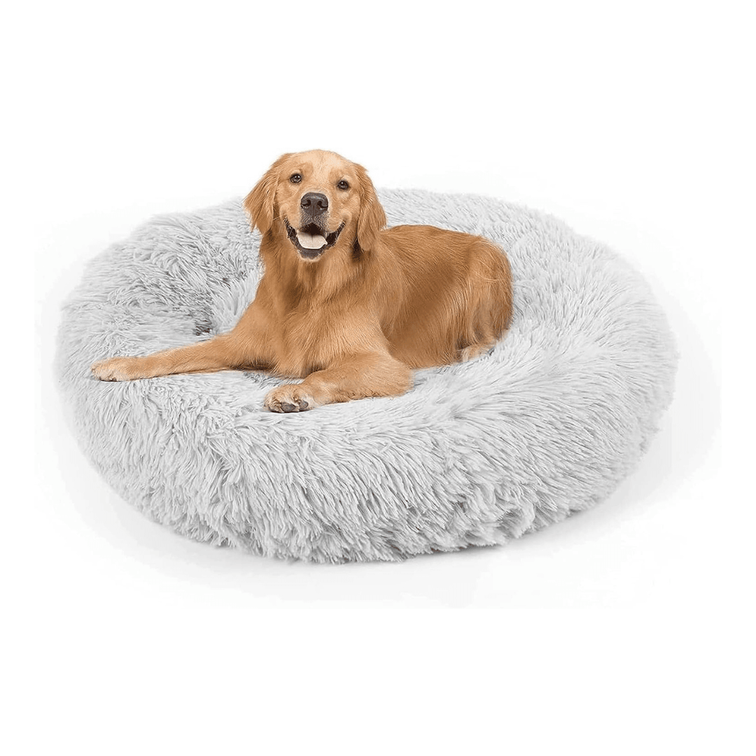 Pet Bed Comfy, non-slip, Plush, Round Shape - Image 1 of 4