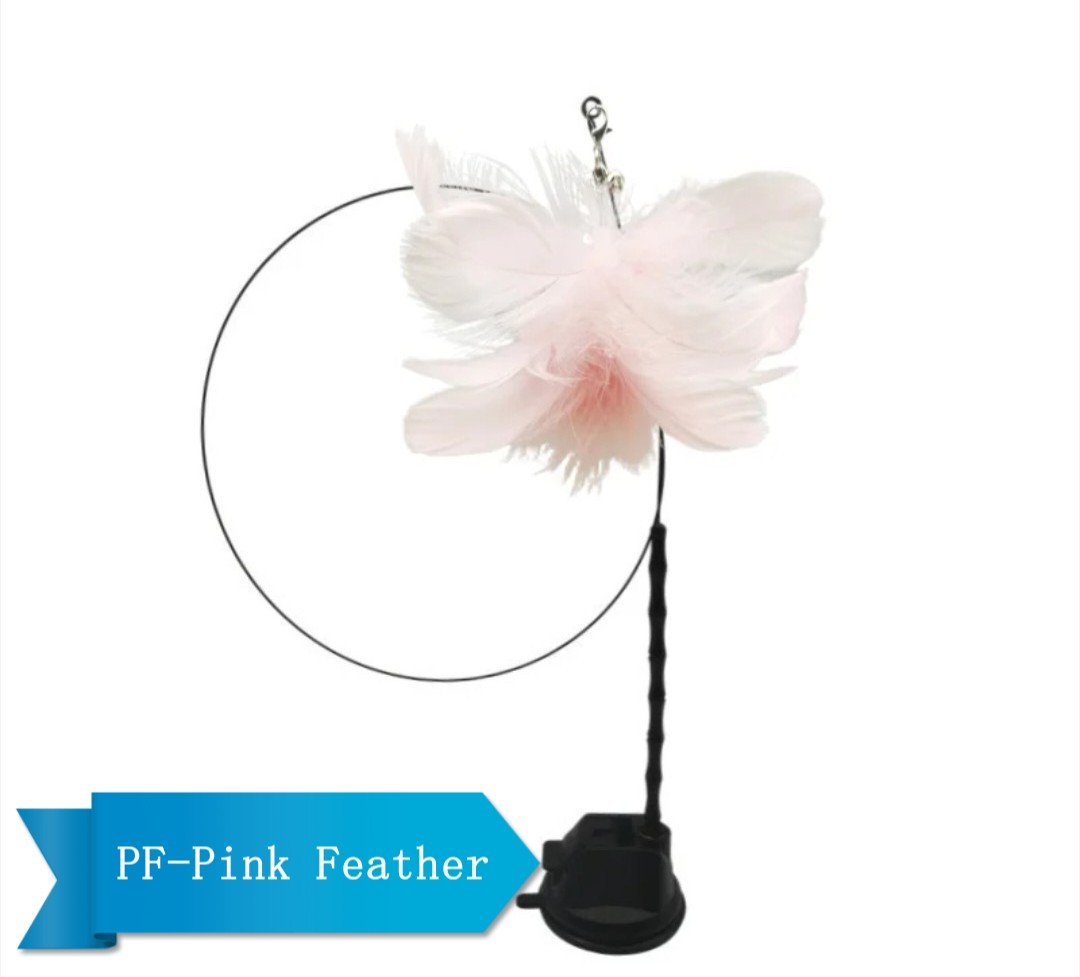 Jouet Pour Chat Canne avec support PINK FEATHER - Image 1 of 2