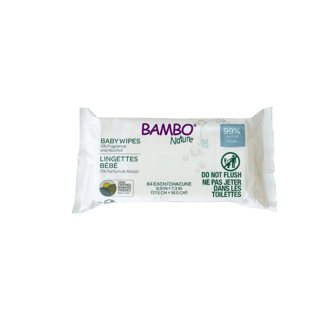 Bambo Nature Lingettes Nature 64 Pieces - Image 1 of 1