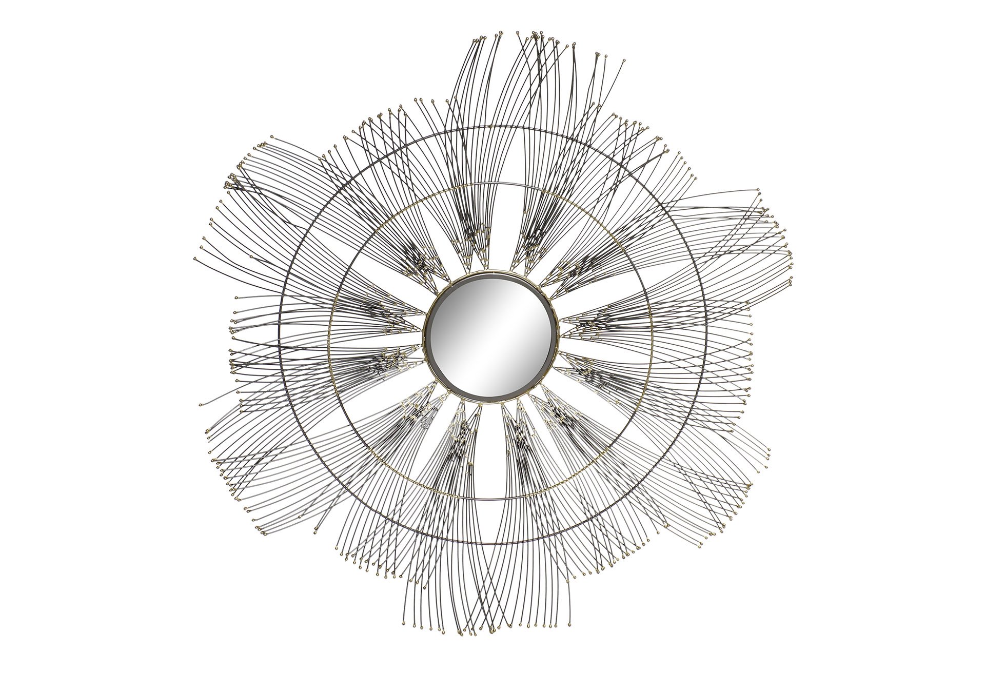 Decoration Murale Métal Miroir 100x9x100 Cercle - Image 1 of 3