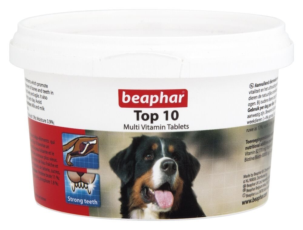 Beaphar Top 10 Multivitamin Canin Tablets 180pc. - Image 1 of 1