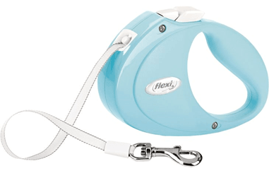 LAISSE À ENROULEUR PUPPY TAPE BLEU CLAIR XS | 200CM L - Image 1 of 1