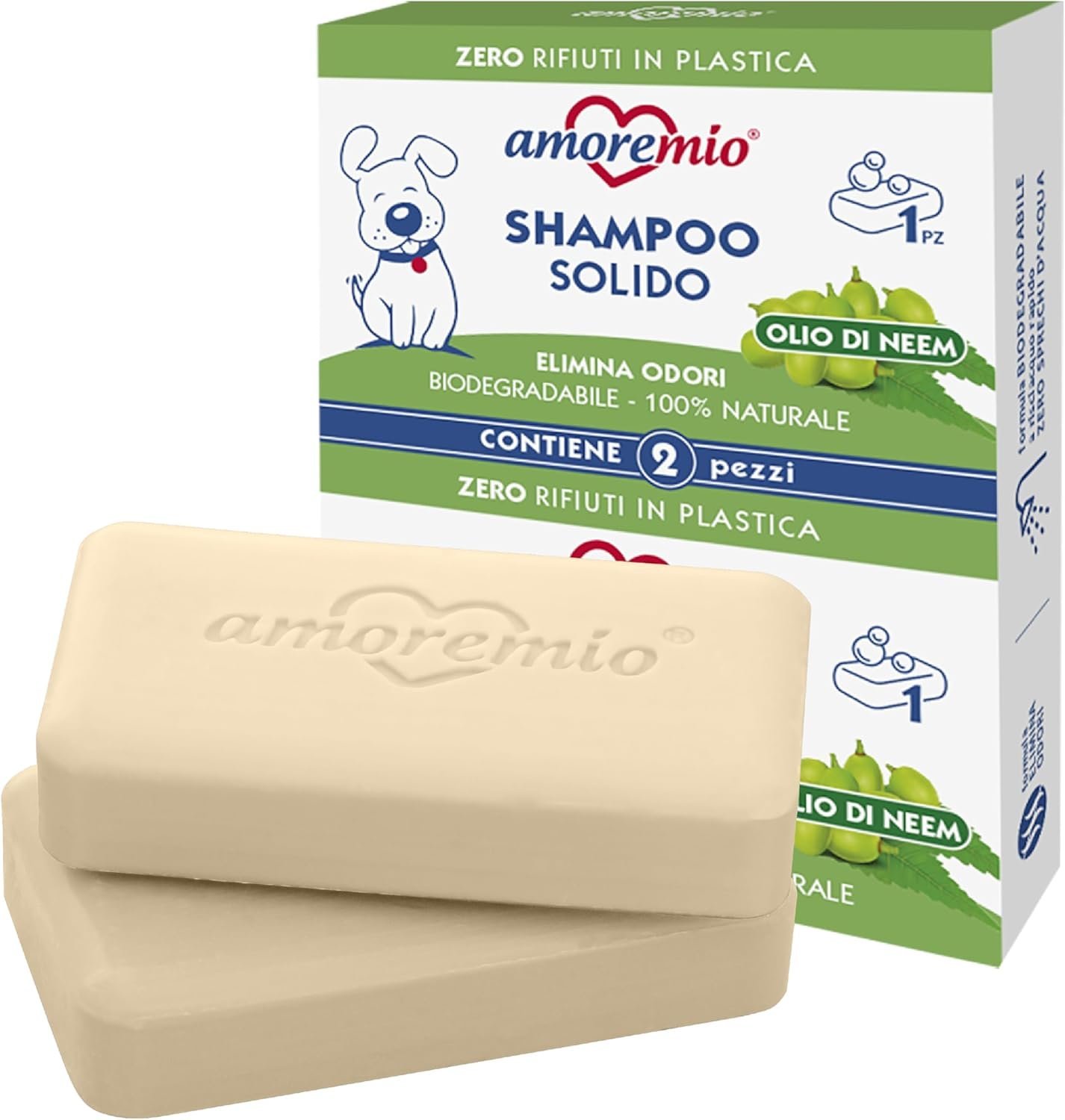 2 Shampoings Solides pour Chiens Adultes et Chiots - Image 1 of 1