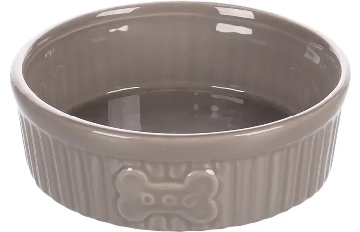 Gamelle Chien Mabel Ceramique Taupe 12,5cm 300ml / 518464 - Image 1 of 1