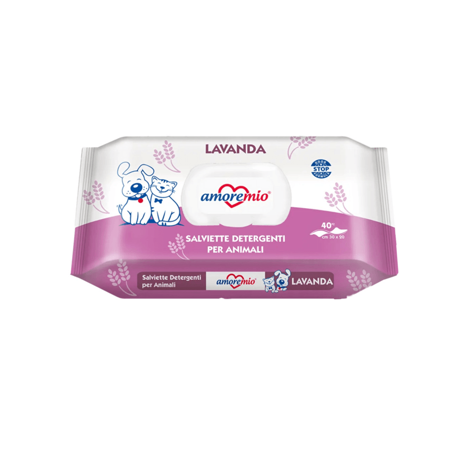 Lingettes humides pour chiens et chats | 40 PCS | Lavande - Image 1 of 1