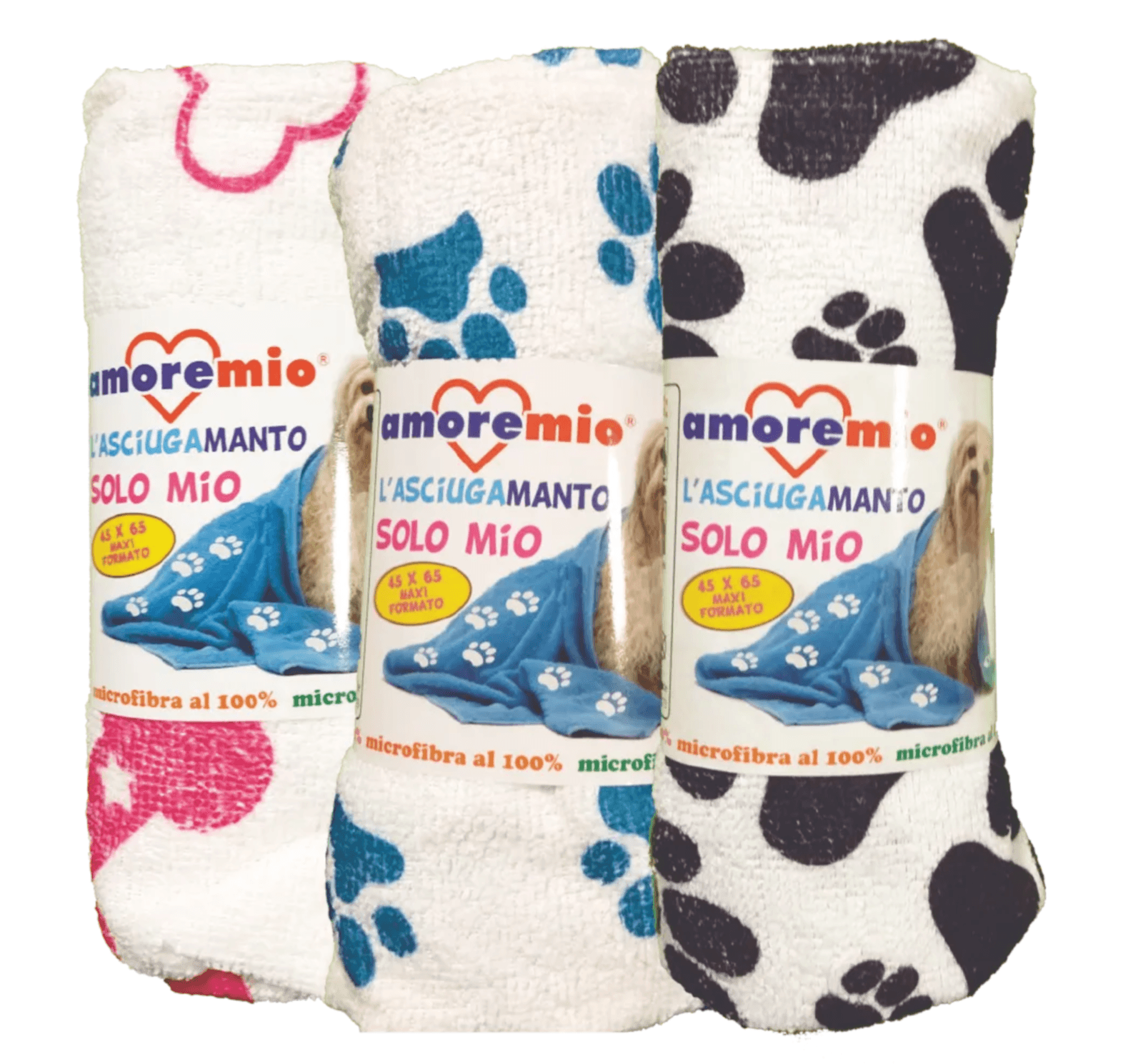 Servietteen Microfibre I Serviettes pour Animaux 45×65cm (couleur aléatoire ) - Image 1 of 1