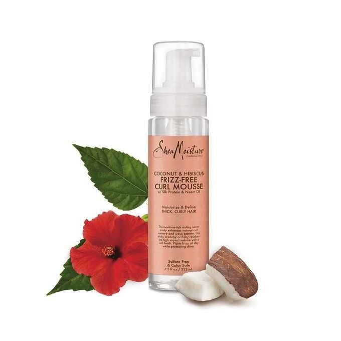 Coconut & Hibiscus Frizz Free Curl Mousse - Image 1 of 2