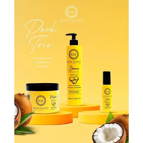 Rm Pack Trio Shampoing, Masque et Sérum - Huile de Coco - Image 1 of 1