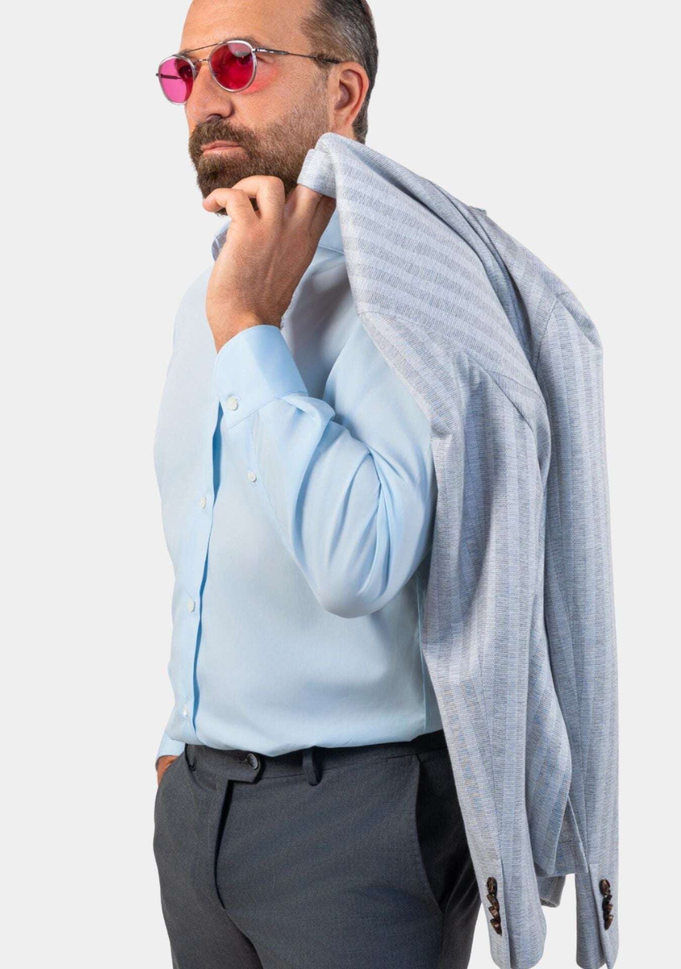 Biella Grey/white Blazer - Image 1 of 4