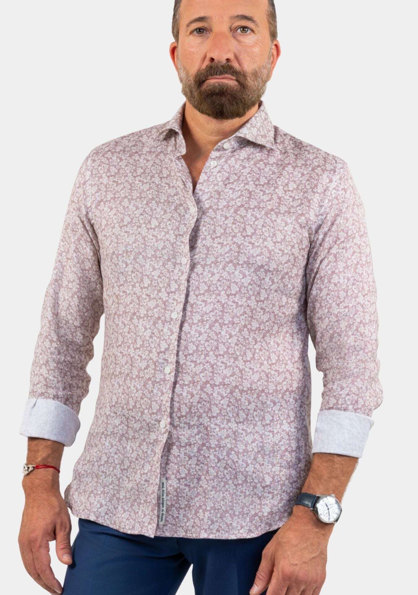 Fefe Floral Linen Shirt - Image 1 of 4