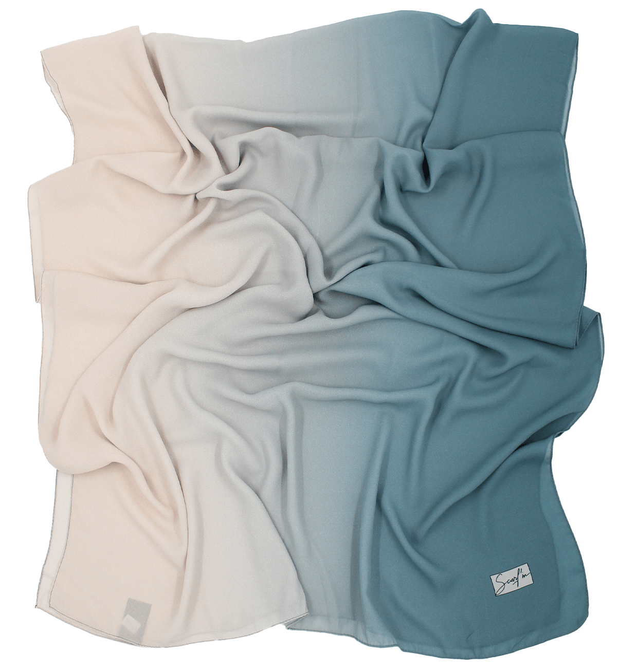 Chale Yaomy® Dégradé - Vert To Beige - Image 1 of 1