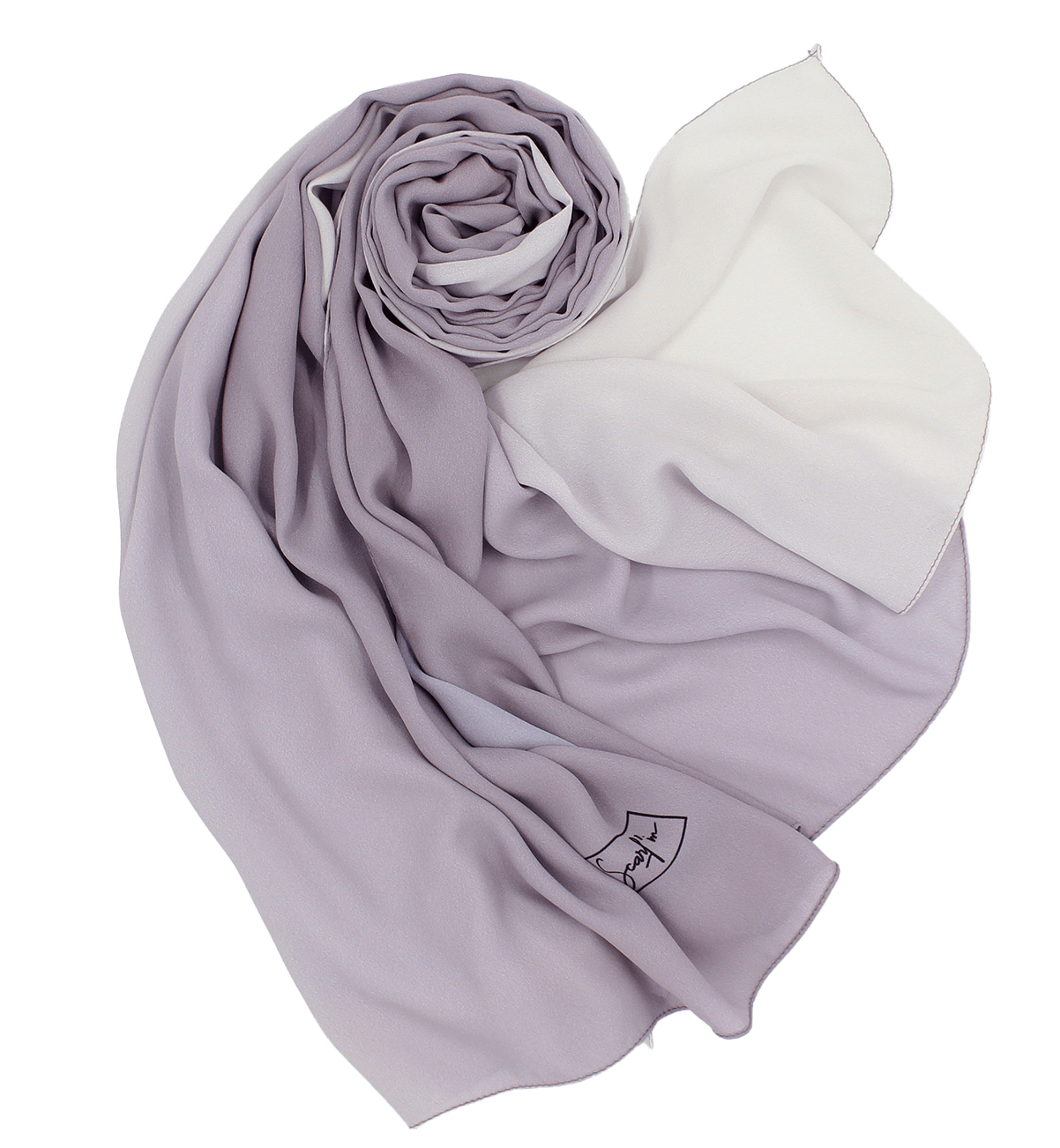 Chale Yaomy® Dégradé - Mauve To Blanc - Image 1 of 1
