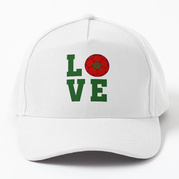 Morocco Love Football Maroc 2025 Casquettes Blanc - Image 1 of 1