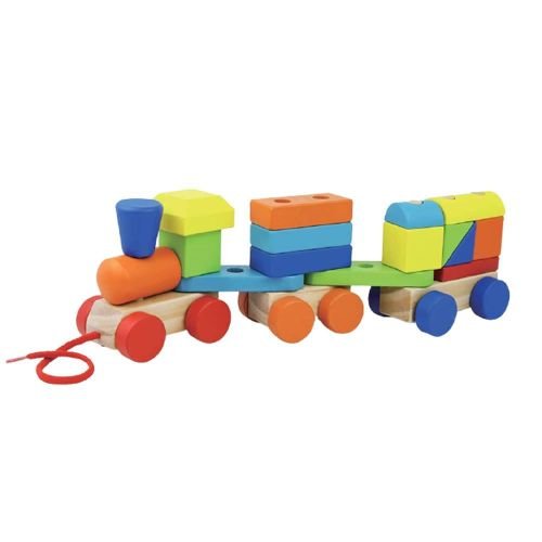 Train Éducatif en Bois - Image 1 of 1