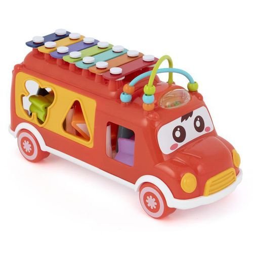 Bus Musical D’éveil avec Xylophone et Formes à Encastrer – 18 Mois et Plus - Image 1 of 4