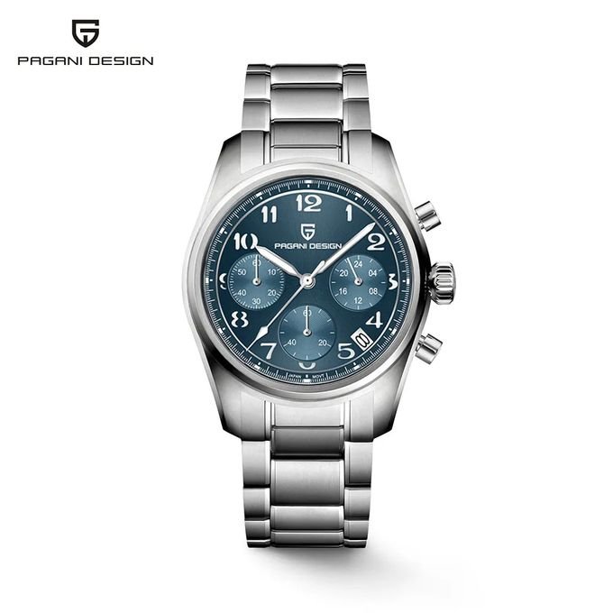 Montre à Quartz Pilote en Acier Inoxydable Saphir - Image 1 of 1