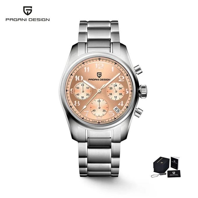 Montre à Quartz Pilote en Acier Inoxydable Saphir - Image 1 of 1