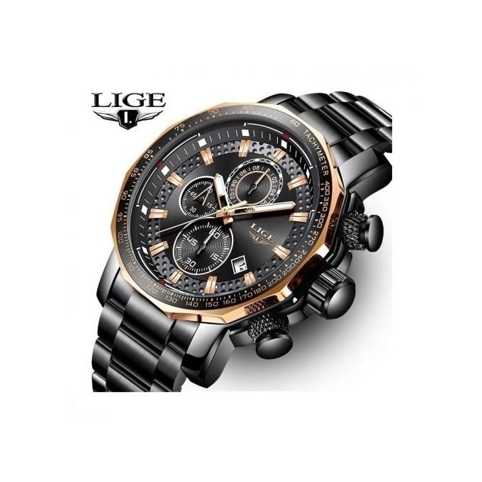 Montre à Quartz pour Hommes, Nouveau Modèle Sportif, avec Chronographe - Image 1 of 4