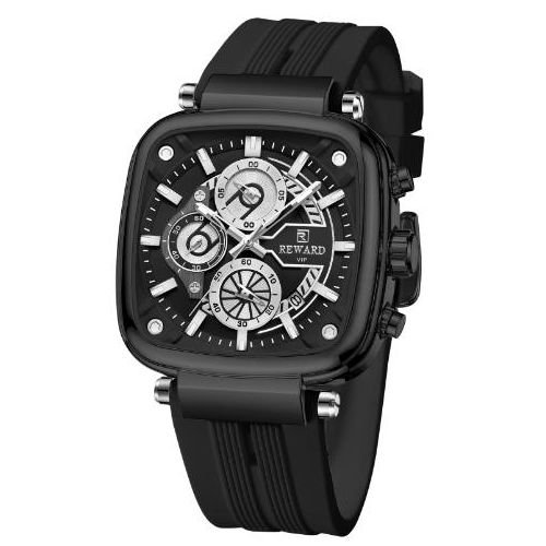  Montre Homme Sport Silicone Noir Étanche - Image 1 of 2