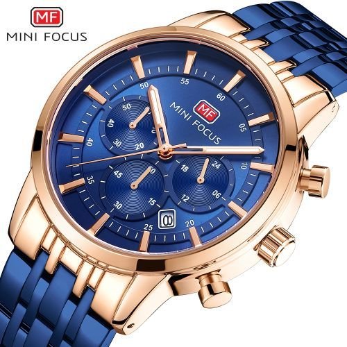Montre Homme Chronographe Haute Qualité - Image 1 of 3