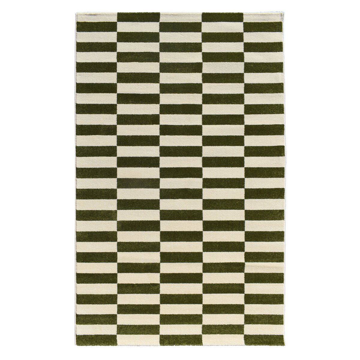 Tapis Danyo Crème, Vert - Image 1 of 4
