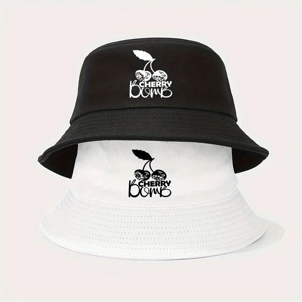 Chapeaux 2pcs à large bord à motif Cherry Bomb - Image 1 of 1