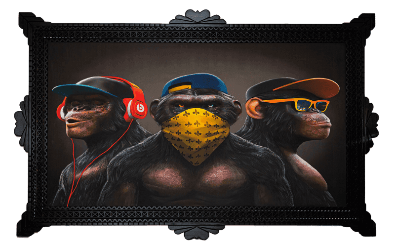 Les 3 Singes De La Sagesse : Pop Wisdom - Image 1 of 1