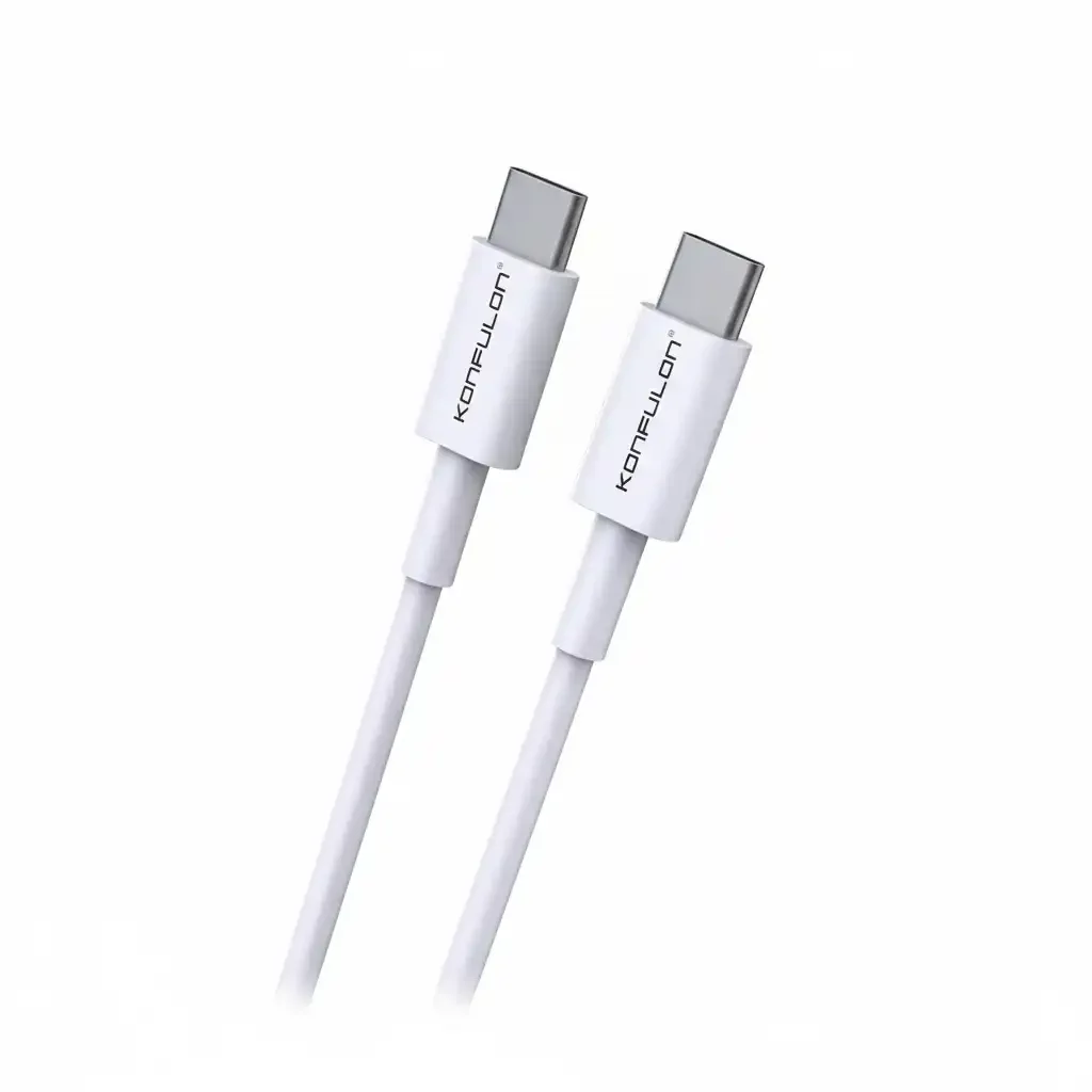 Câble Type-C vers Type-C DC15 5A - 1m - Image 1 of 4