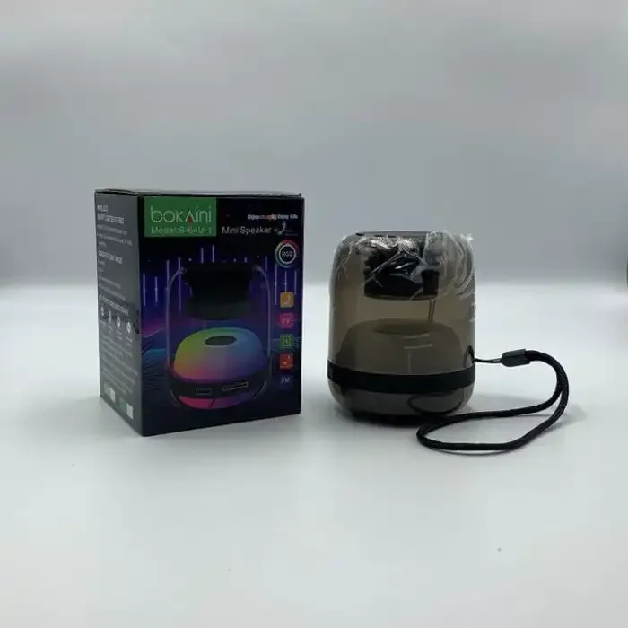 Haut-parleurs Bluetooth Portable avec son HD, Éclairage RGB, Mini Speaker - Image 1 of 3