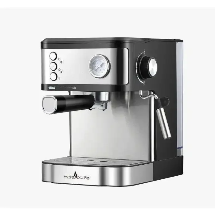 Machine à Café Espresso - EspressoCoFe - 15 Bars - Buse Vapeur - Réservoir 1,6 L - 850W - Image 1 of 4