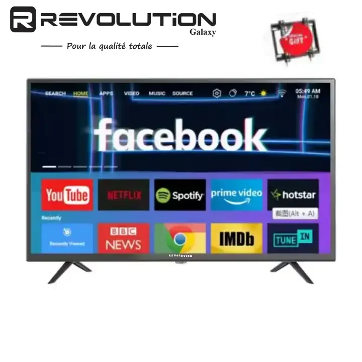 TV 24 HD Ready Smart Android , HDMI,USB + Support Gratuit - Image 1 of 1