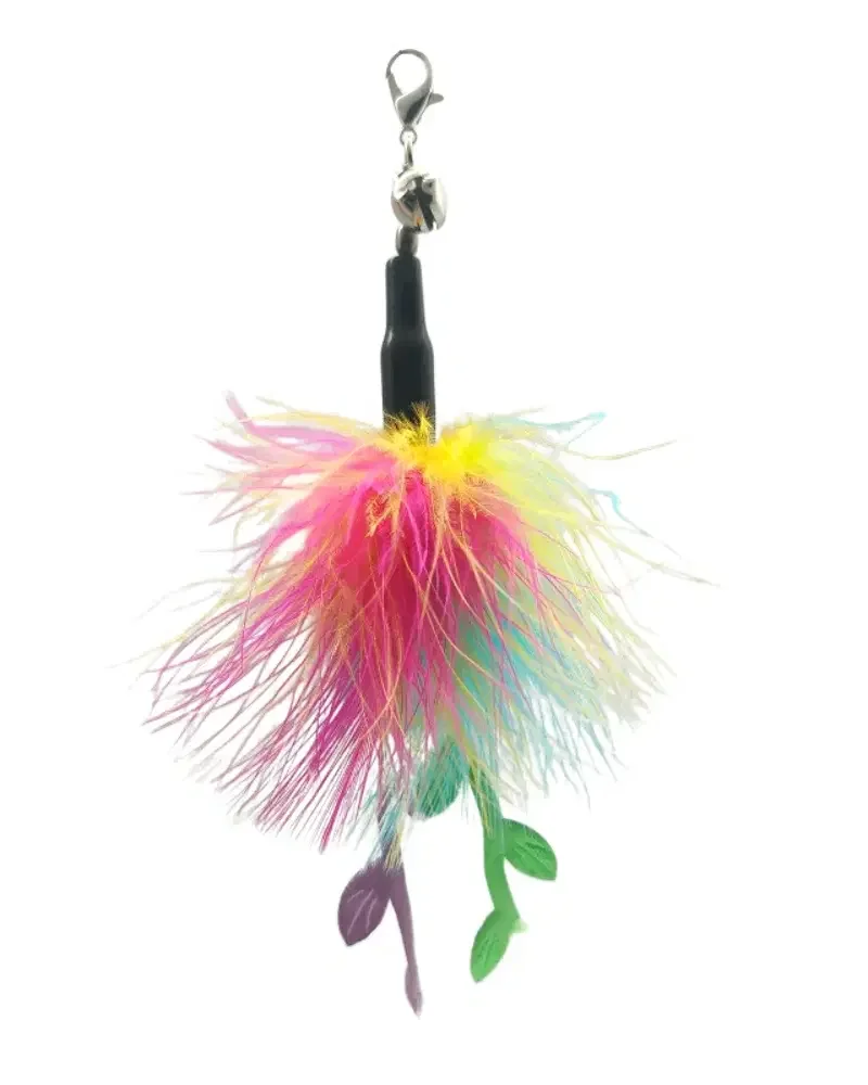 Jouet Pour Chat Canne à Peche 3 Plumes - Image 1 of 3