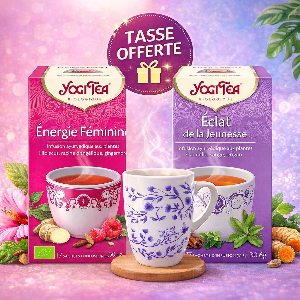 ENERGIE FEMININE 17 X 2G + ECLAT DE JEUNESSE 17 X 2G + Tasse Offerte - Image 1 of 1