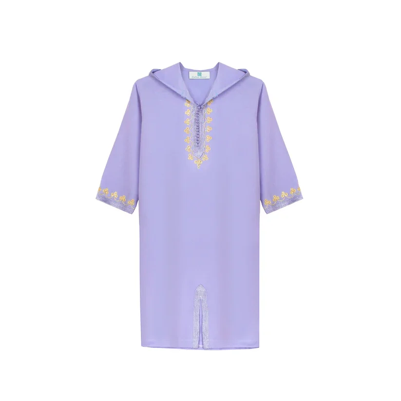 Caftan avec Manches en crêpe de soie - Image 1 of 4