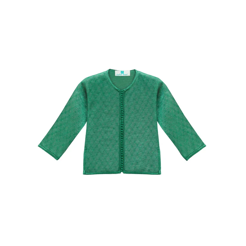 Tunique pour enfant vert emeraude - Image 1 of 3