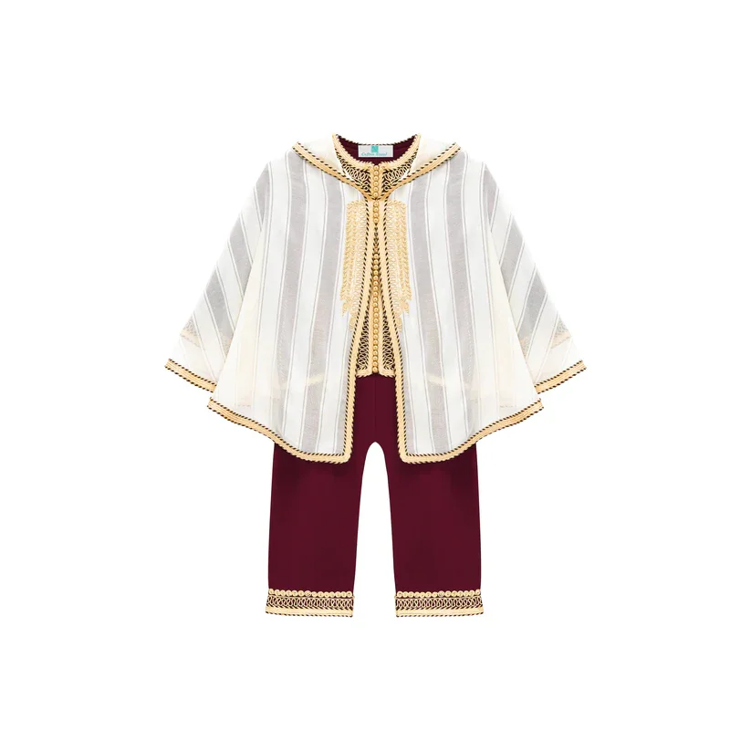 Jabador - grenat pour enfant avec selham blanc - Image 1 of 4