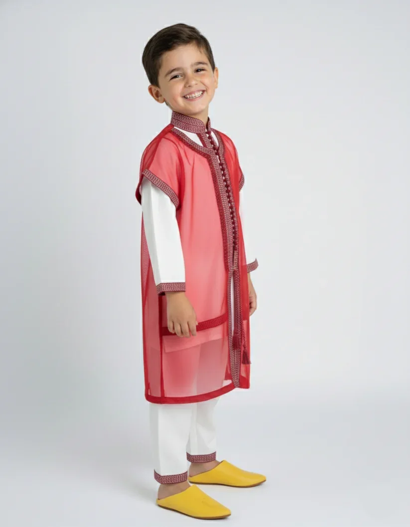 Jabador - Blanc Bordeaux pour Enfant - Image 1 of 3